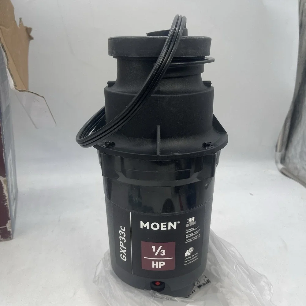 Moen Lite Series GXP33C PRO 1/3 HP Continuous Feed Garbage Disposal Read